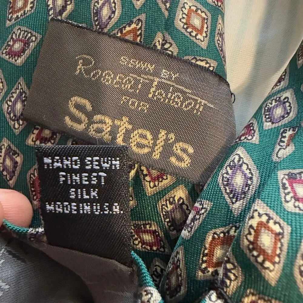 Robert Talbott for Satel's Hand Sewn Silk Necktie #silk #tie